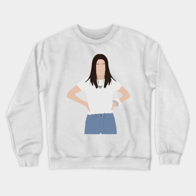 Charli Damelio Drawing Crewneck Sweatshirt by kkrenny13